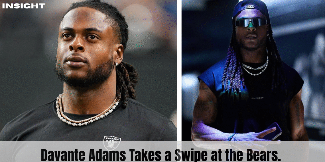 Davante Adams Takes a Swipe at the Bears. - The NFL Rivalry Heats Up Davante Adams Takes a Swipe at the Bears.
