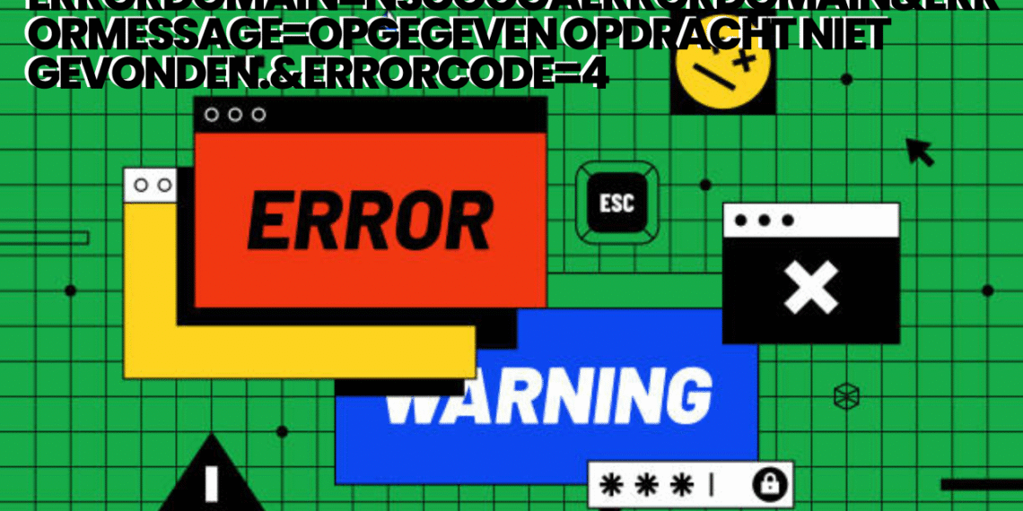 How to Fix errordomain=nscocoaerrordomain&errormessage=opgegeven opdracht niet gevonden.&errorcode=4 in Cocoa Framework - Troubleshooting Guide errordomain=nscocoaerrordomain&errormessage=opgegeven opdracht niet gevonden.&errorcode=4