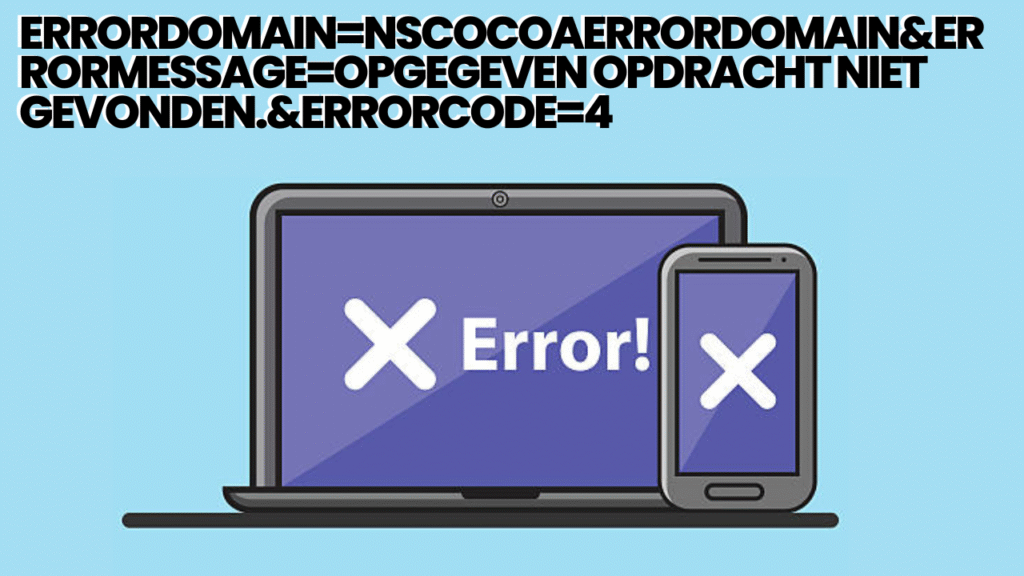 errordomain=nscocoaerrordomain&errormessage=opgegeven opdracht niet gevonden.&errorcode=4