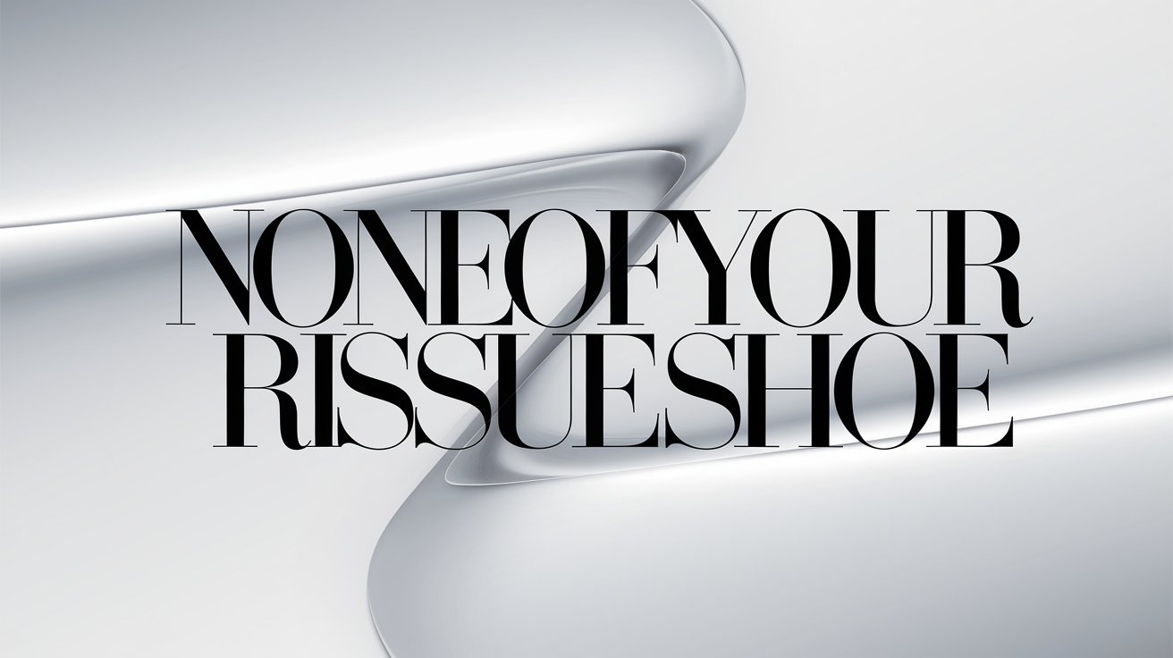 What Is “Noneofyourissueshoe”? The Curious Phrase Everyone’s Googling
