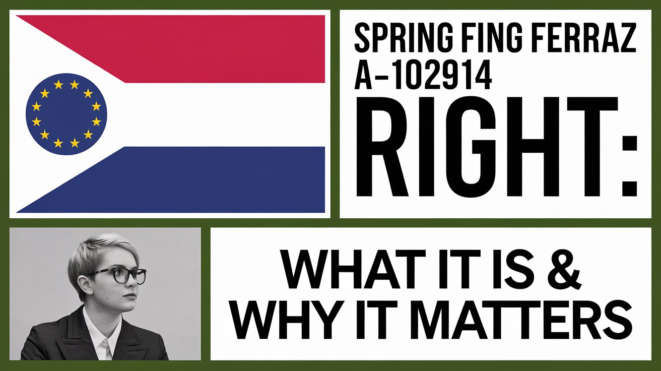 Spring Ferraz A-102914 Right: What It Is & Why It Matters