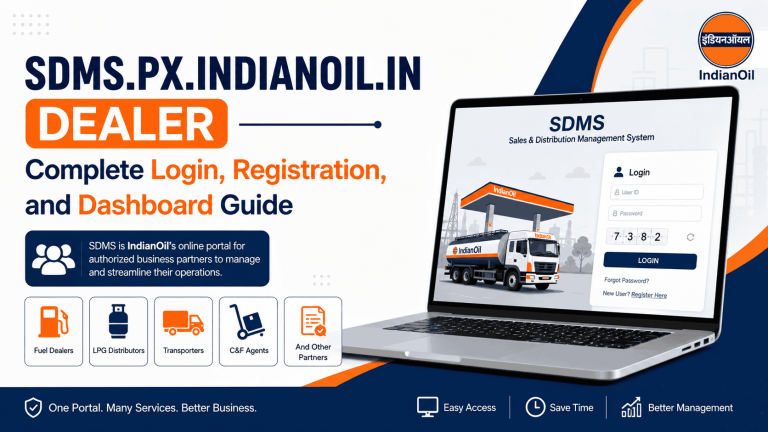 SDMS.PX.Indianoil.in Dealer | Complete Login, Registration, and Dashboard Guide