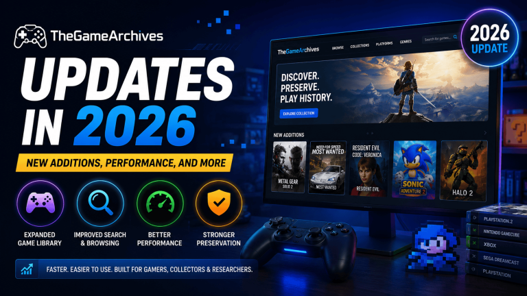 TheGameArchives Updates in 2026 | New Additions, Performance, and More
