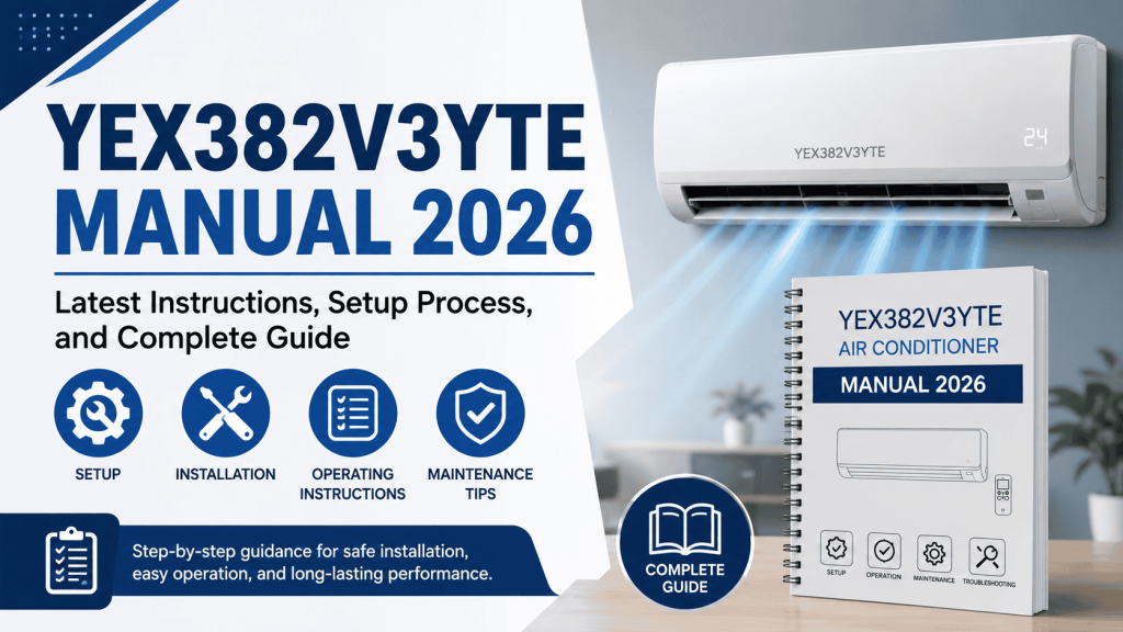 Yex382v3yte Manual 2026 | Latest Instructions, Setup Process, and Complete Guide