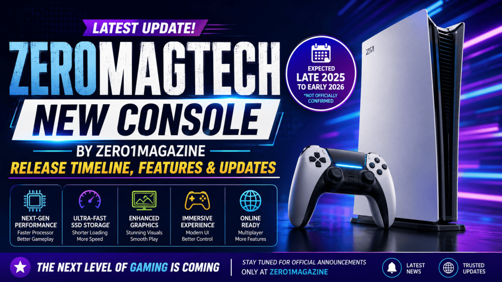 ZeroMagTech New Console Release Date by Zero1Magazine