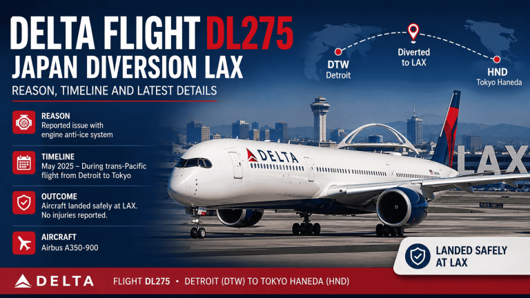 Delta Flight DL275 Japan Diversion LAX | Reason, Timeline and Latest Details