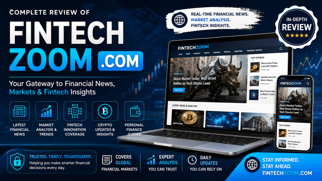 FintechZoom.com Review 2026 | What It Is, Features, Trust, Safety & Legitimacy