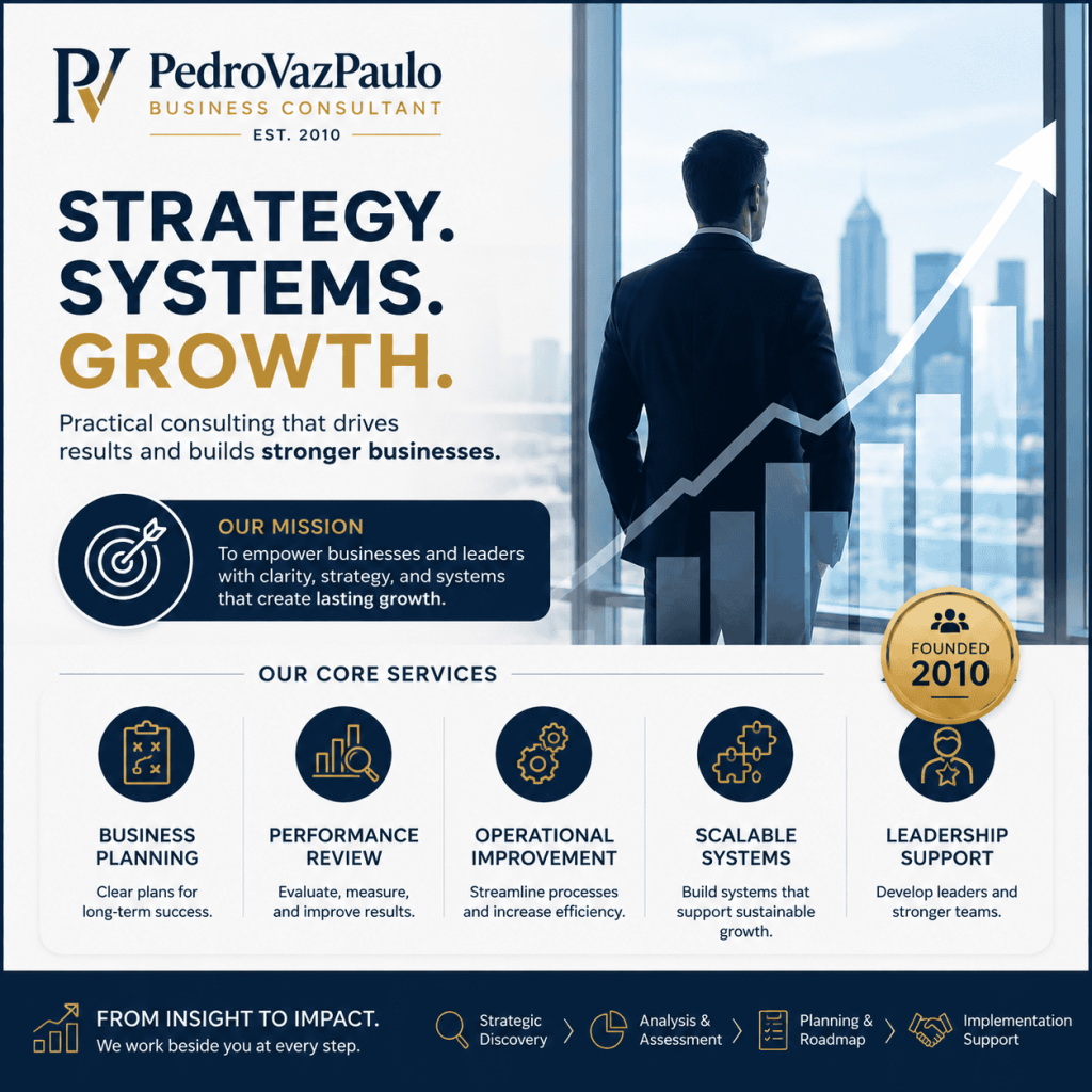 PedroVazPaulo Business Consultant | Services, Expertise & Business Growth