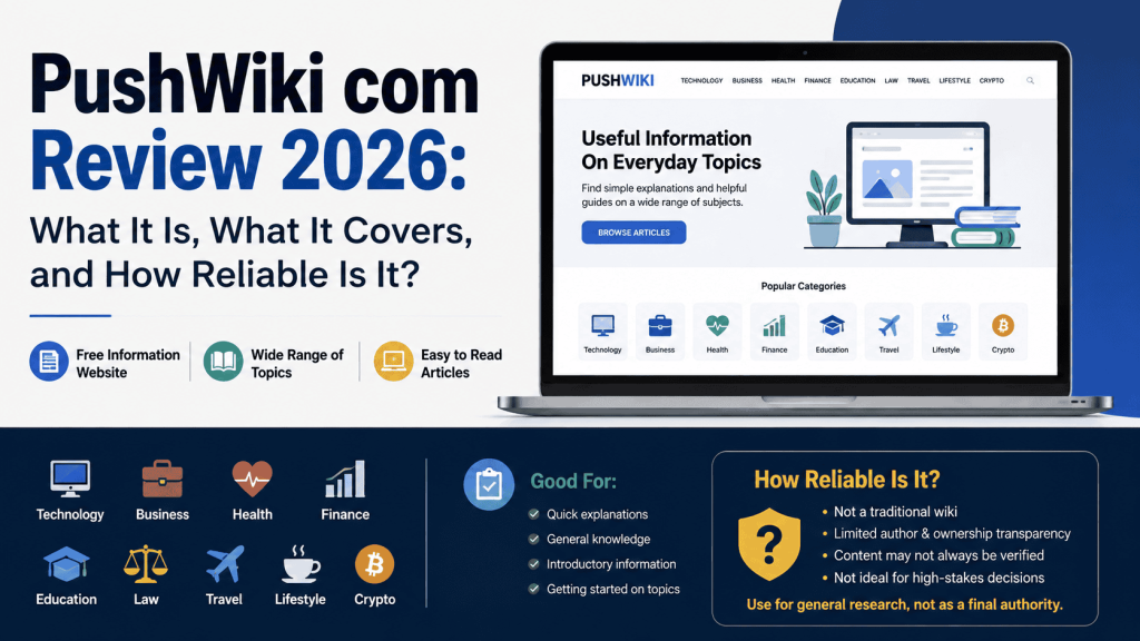 PushWiki com Review 2026 | What It Is, What It Covers, and How Reliable Is It?