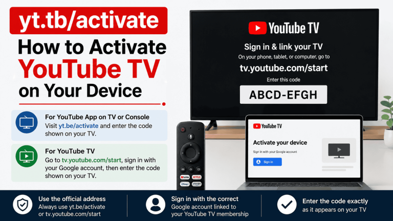 yt.tb/activate | How to Activate YouTube TV on Your Device